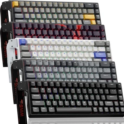 Teclado mecánico para juegos AULA WIN68 HE 60% interruptor magnético RGB disparador rápido Foto 1 de 4