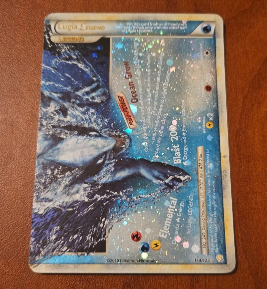 Lugia Pokémon TCG Heartgold & Soulsilver Individual Collectible
