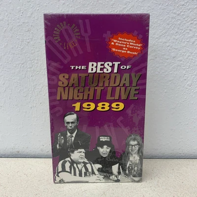 NEW SNL 1989 Best Of Saturday Night Live VHS Tape Wayne’s World FACTORY SEALED! - Image 1 of 4