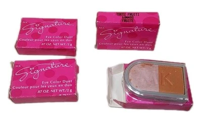 Lot Of 4 Mary Kay MK Signature Eye Color Duet TOOTI FRUITI #604400 .07 Oz  - Image 1 of 4