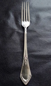 Jugendstil Gabel - Brems Varain - Ziegenkopf - 800er Silber - Bild 1 von 3