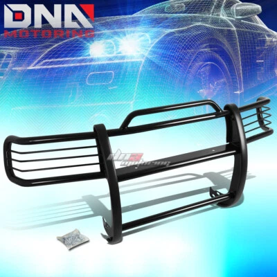 FOR 98-02 PASSPORT/RODEO SPORT CHROME STAINLESS STEEL FRONT GRILL GUARD FLAME - Image 1 of 4