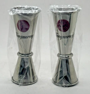 PAIR OF TANQUERAY GIN SPIRIT MEASURES - PUB BAR HOME - Picture 1 of 3