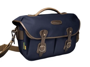 New Billingham Hadley Pro 2020 Camera Bag (Navy Canvas/Chocolate Leather) #35091 - Picture 1 of 3