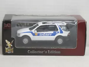 Mercedes-Benz Classe M in bianco "Sheriff", confezione originale, Road Signature, 1:43 - Foto 1 di 3