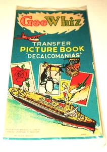 GeeWhiz Comics Wassertransferbuch Ozeandampfer neuwertig neu aus altem Lagerbestand neu 1950er Elvin Japan - Bild 1 von 3