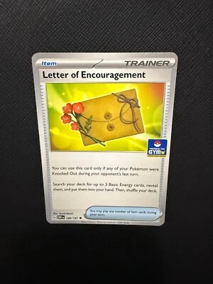 Pokemon Asia Exclusive Letter of Encouragement Gym Promo Stamped 189/197 - Image 1 of 2