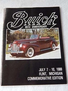 Programma Vintage Buick 85° Anniversario Edizione Commemorativa - 1988 - Foto 1 di 12
