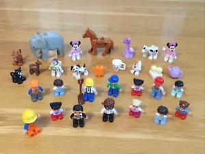 LEGO DUPLO Disney Zoo & Farm ANIMALS People Minifigs Lot Mixed Mini Figures - Picture 1 of 10