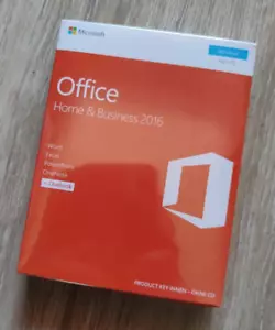 Microsoft Office 2016 Home & Business (T5D-02808), Vollversion, PKC, deutsch,NEU - Bild 1 von 2
