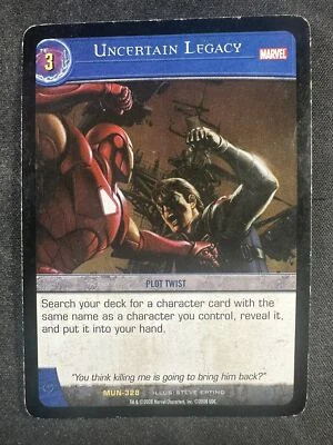 VS System TCG MUN-328 Uncertain Legacy Marvel Universe LP/MP - Image 1 of 2