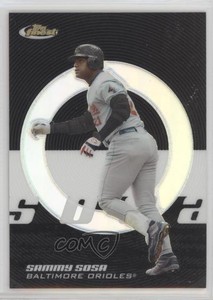 2005 Topps Finest Black Refractor /99 Sammy Sosa #10