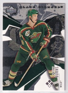 2003-04 Black Diamond Triple Diamond #150 Brent Burns RC - San Jose Sharks