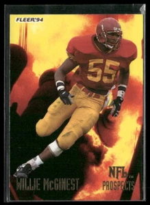 Willie McGinest 1994 Fleer #18 NFL Prospects USC Trojans - Foto 1 di 2