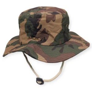 New Mens Camouflage Fishing Hat One size fits all - Picture 1 of 5