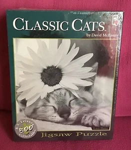 Klassische Katzen "Lazy Daisy" Puzzle von David McEnery 500 Teile B.V. Freizeit - Bild 1 von 6