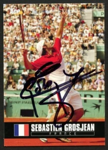 Sebastien Grosjean signed autograph auto 2005 Ace Authentic Tennis Trading Card - Picture 1 of 1