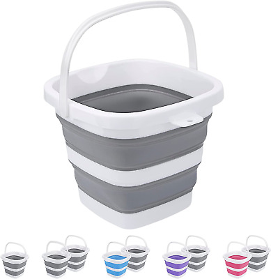 Collapsible Bucket, 5L 1.3Gallon Small Cleaning Bucket Mop Buckets For Household • 16.40$