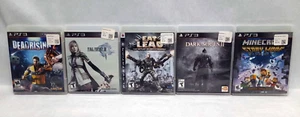 PS3 5 Game Lot - Dead Rising 2, Final Fantasy, Dark Souls, Minecraft & Eat Lead - Picture 1 of 11