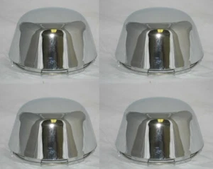 4 CAP DEAL DIP D05 CHROME 6332290F-1 WHEEL RIM CENTER CAP C10D05 WITH WIRE RINGS - Picture 1 of 3