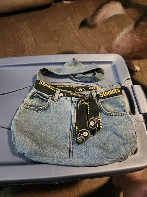 Pittsburgh Steelers джинсовой ткани сумочка Дамская сумка наплечная сумка NFL - Изображение 1 из 4