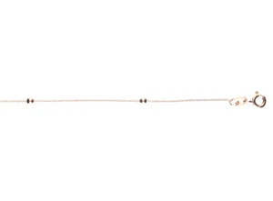 Pulsera ancla redonda, oro rojo 585 19 cm - Imagen 1 de 1
