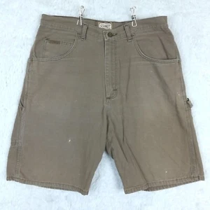 C.E. Pantalones Cortos Schmidt Workwear Para Hombre Carpintero Lona Marrón 10" Entrepierna 34 - Imagen 1 de 12