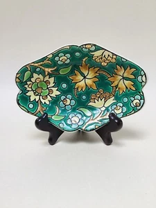 French Longwy Ceramic Hand Painted Decorative Dish. 6” - Picture 1 of 19