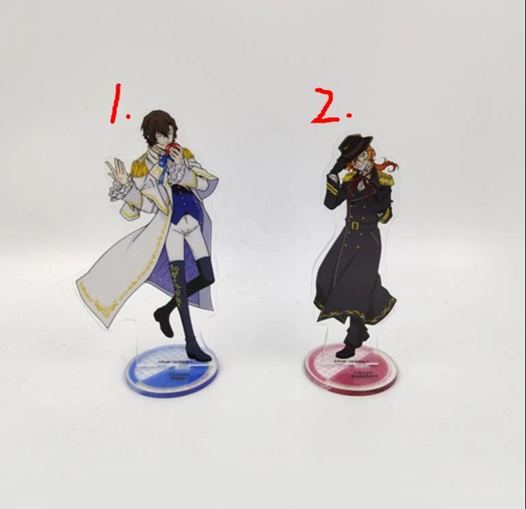 Anime Bungo Stray Dogs Acrílico Suporte Figura Suporte de Mesa Decoração Dazai Chuya - Imagem 1 de 2