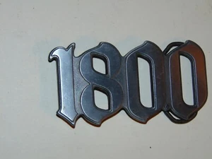 1990s Vintage 1800 Tequila block letter cut out Cast Metal Belt Buckle - Picture 1 of 3