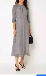 BNWT L.K. Bennett Addison Dress Floaty Graphic Print Size 12 RRP £299 - Picture 1 of 16