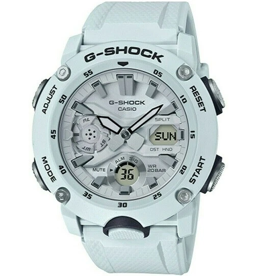 Casio G-Shock Analogue/Digital Carbon Core Guard White Men's Watch GA2000S-7A... - image 1 of 1