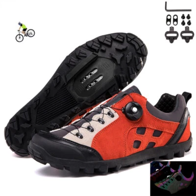 Zapatos planos de ciclismo MTB para hombre Bicicleta de montaña Ciclismo Tenis Zapatos de ciclismo  Foto 1 de 4