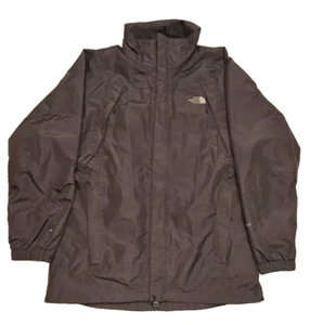 The North Face Men's Waterproof Rain Jacket, Gray, No Hood, Large, Pre-owned - Picture 1 of 10
