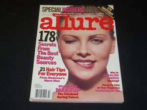 2000 MARCH ALLURE MAGAZINE - CHARLIZE THERON - FASHION COVER - O 8177 - Picture 1 of 2