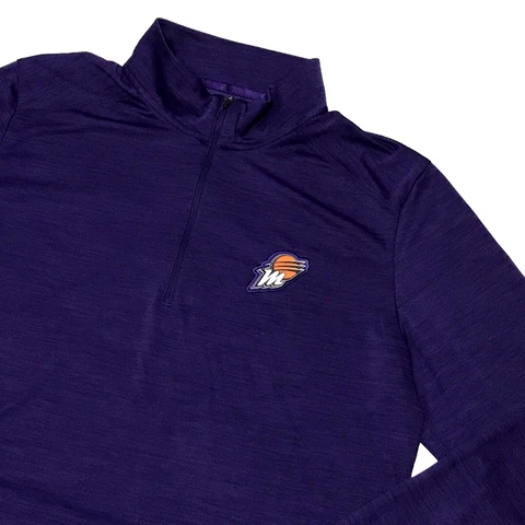 PHOENIX MERCURY WNBA NIKE DRI-FIT MEN'S LONG SLEEVE 1/4 ZIP PULLOVER - SIZE XL Cover