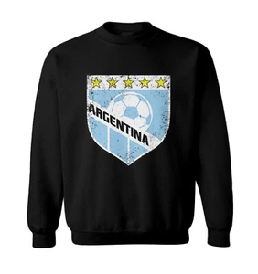 Argentina Soccer - Distressed Argentinian Badge Pride Toddler Crewneck Sweater - Picture 1 of 8