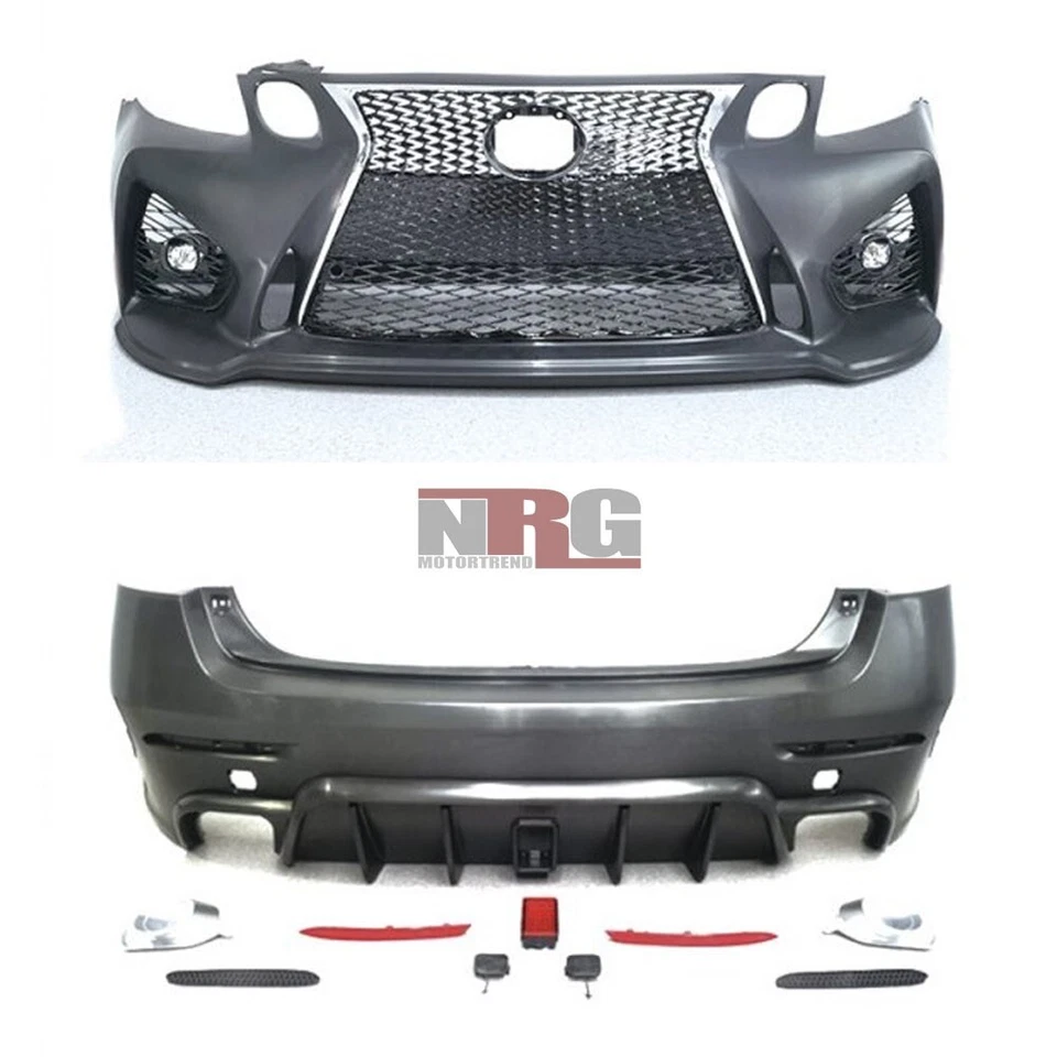 2006-2011 Lexus GS300 GS350 430 a 16+GS F Style dianteiro + para-choque traseiro + luzes de neblina - Imagem 1 de 3