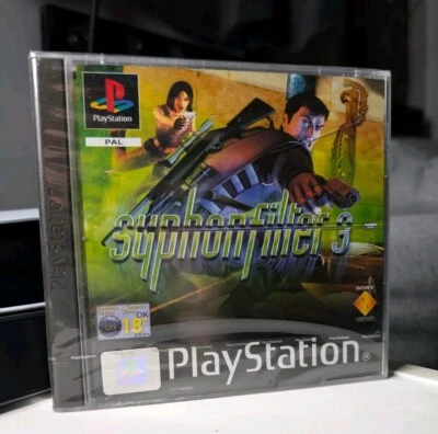 Syphon Filter 3 BRAND NEW & SEALED PS1 PSX GAMES BLACK LABEL RETRO PLAYSTATION - Image 1 of 4