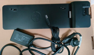 Dockingstation HP 2013 UltraSlim Dock Ersetzt D9Y32AA HSTNN-IX10  + 65W Netzteil - Bild 1 von 4