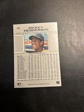 C54b 1990 Leaf #160 Rickey Henderson, Oakland A’s Athletics