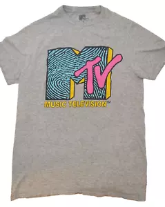 MTV 2019 Classic T Shirt Size Small Women Heather Gray - Picture 1 of 4