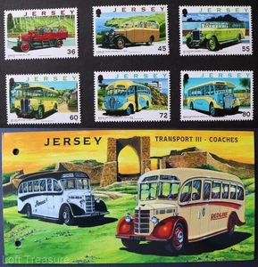 Jersey Stamps "Jersey Transport III- Coaches" Presentation Pack MNH 2011 - Picture 1 of 5