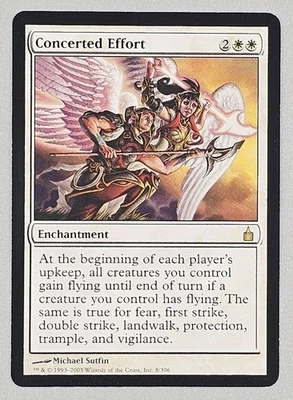 MTG Concerted Effort Ravnica: City Of Guilds Rare #8 Magic The Gathering  - Image 1 of 2