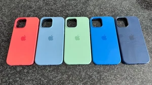 Apple iPhone 12 Pro Max Silicone Case Cover with MagSafe - Set of 5, Used - Picture 1 of 3