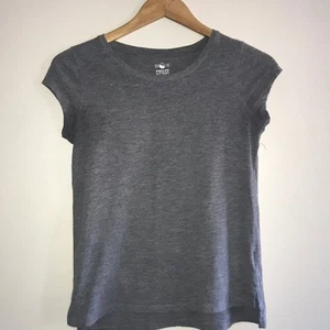 SO Grey Perfectly Soft Relaxed Basic Short Sleeve T Shirt Girls Size 14 - Picture 1 of 2