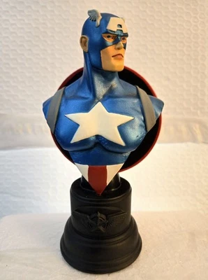 ¡MINI BUSTO CAPITÁN AMÉRICA! Bowen Designs MB# 2001: ¡2247/5000!  ¡Sin usar, en caja! Foto 1 de 4