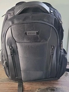 Kenneth Cole Reaction EZ-Scan Laptop Backpack 17'' - Black - Picture 1 of 21