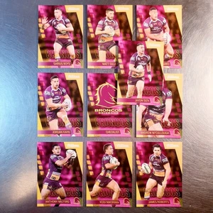 2019 NRL Traders Base Team Set (10 Cards) Brisbane Broncos - Picture 1 of 3