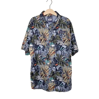 Columbia Star Wars Outer Rim Collection PFG Short Sleeve Button Down Shirt Large - Image 1 of 4